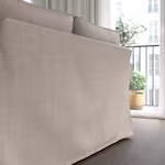 Close up view of the 3 seat sofa's side